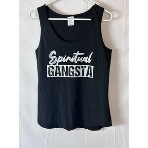 Spiritual Gangsta Womens Medium Black Tank Top